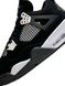 Air Jordan 4 Retro Black White Thunder 1013 фото 2